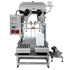 Llenadora Semiautomática por Peso Neto HU-LL820N - Envasado de Aceites Lubricantes y Comestibles