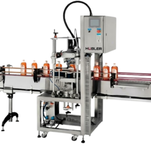 Tapadora 4 Ruedas en Línea de Alta Velocidad HU-CW450S | 30-40 Botellas/Min | Acero Inoxidable