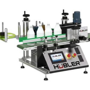 Etiquetadora Cilíndrica de Sobremesa HU-PLM100CH | Alta Velocidad | Para Envases Redondos